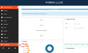 Tutorial Cadastro e configurações para novos anfitriões 3 acesso config loja em Pluriverso