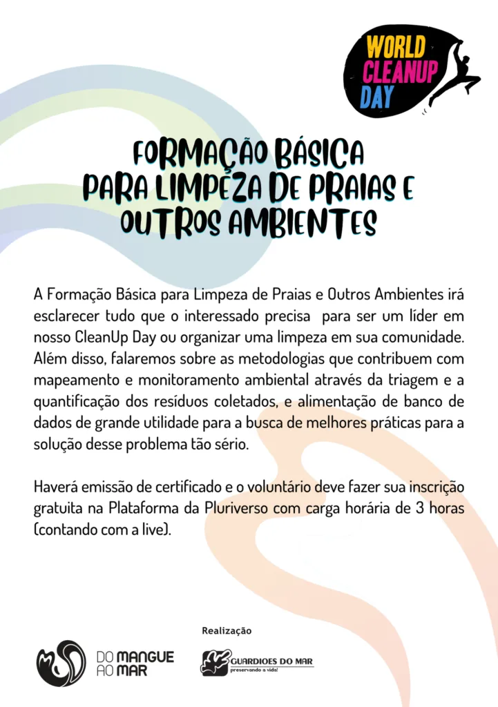 Formação Básica para Limpeza de Praias e Outros Ambientes - 2024 14 1 em Pluriverso